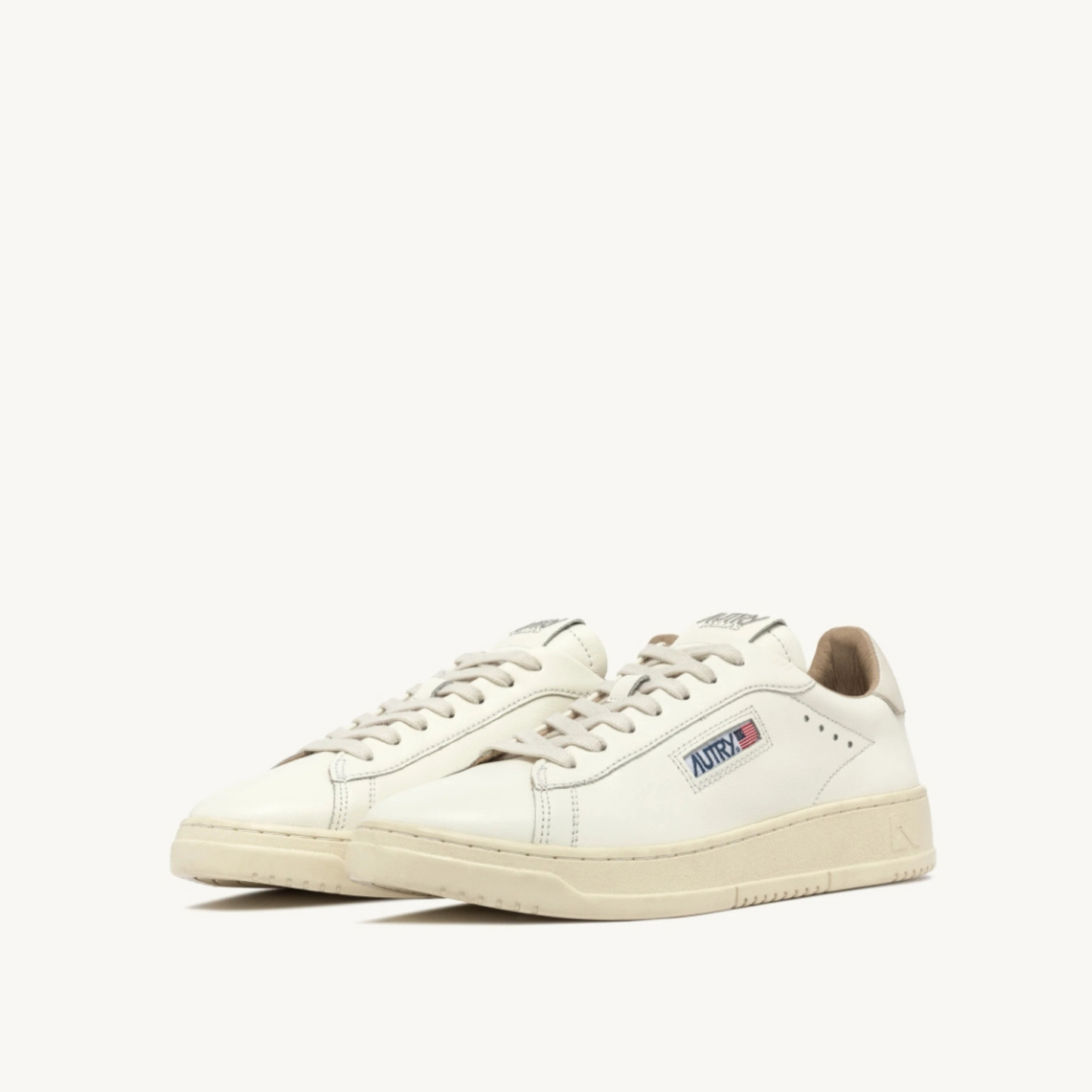 DALLAS LOW SNEAKERS IN WHITE LEATHER