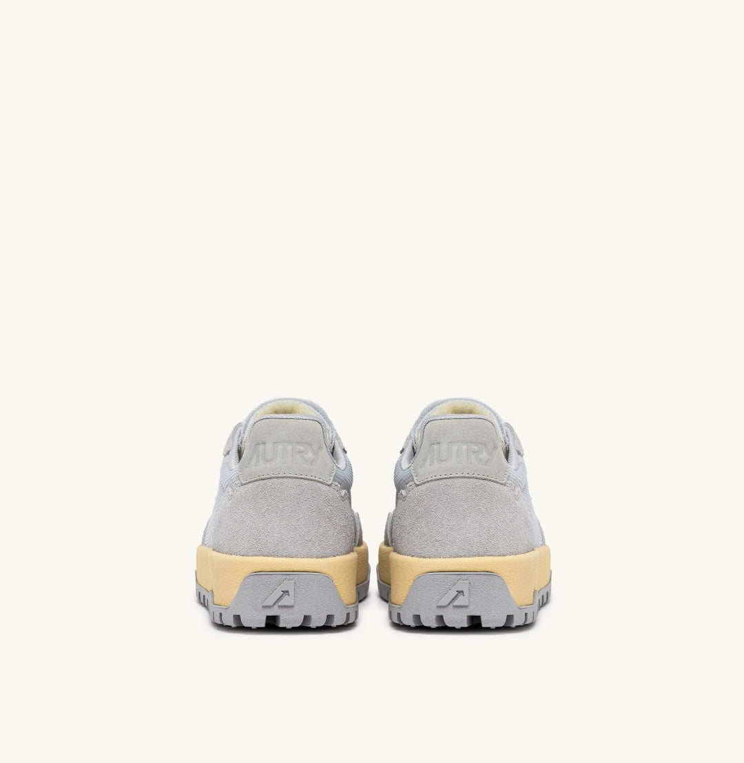 WILDPACE LOW SNEAKERS IN GRAY MESH AND SUEDE