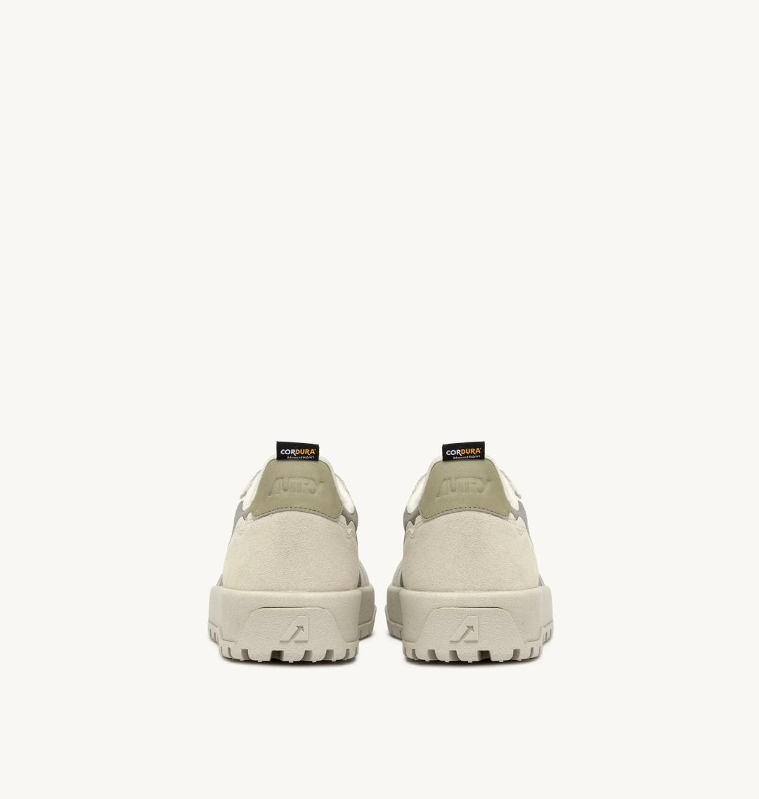 WILDPACE LOW SNEAKERS IN GREEN  CORDURA AND SUEDE BEIGE