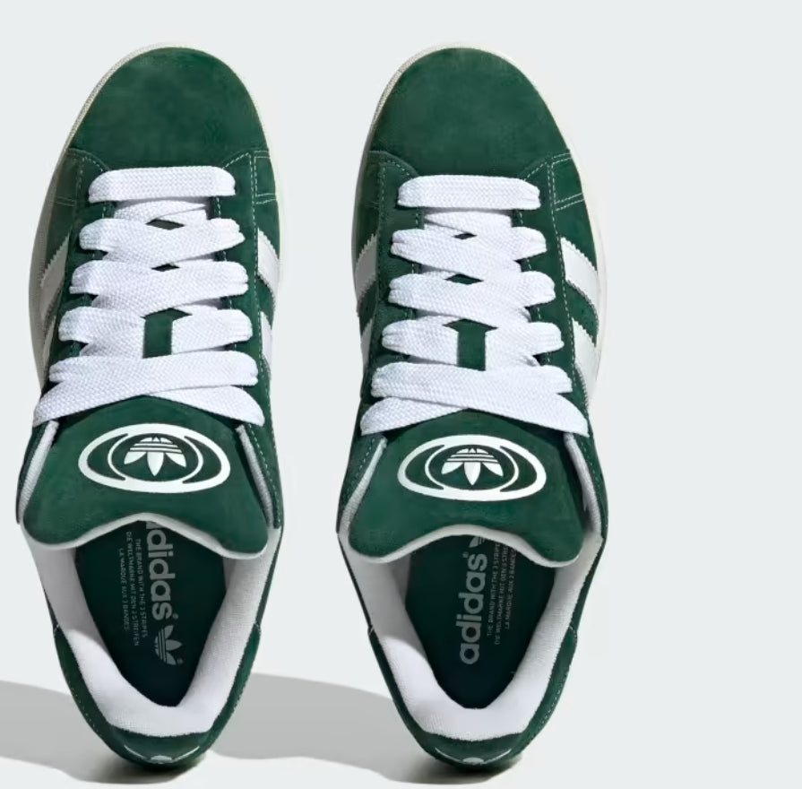 ADIDAS CAMPUS 00S.              Dark Green / Cloud White