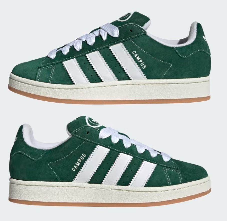 ADIDAS CAMPUS 00S.              Dark Green / Cloud White