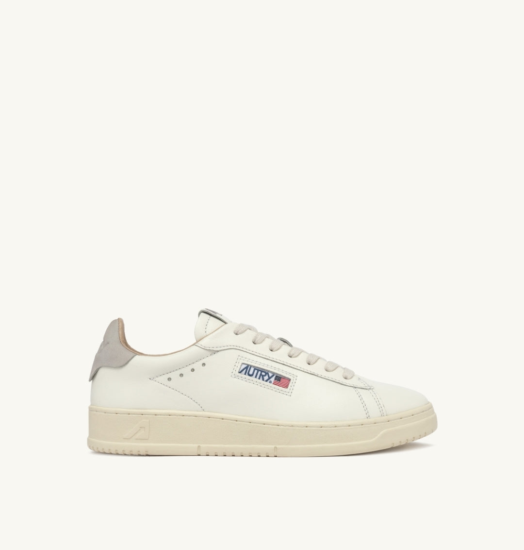 DALLAS LOW SNEAKERS IN WHITE AND VAPOR LEATHER