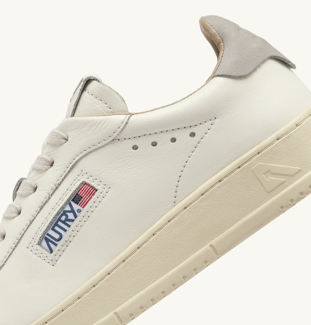 DALLAS LOW SNEAKERS IN WHITE AND VAPOR LEATHER