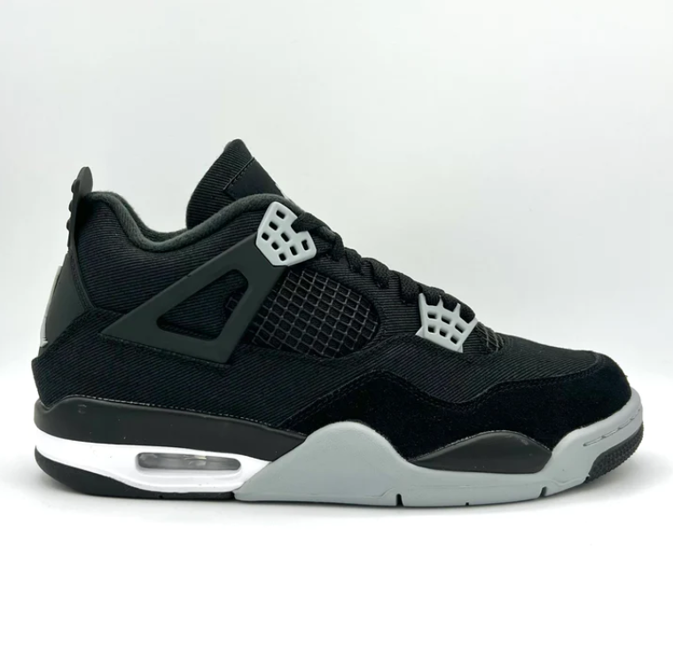 AIR JORDAN 4 RETRO SE BLACK CANVAS