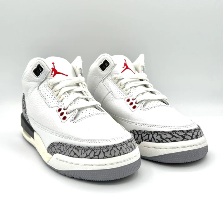 AIR JORDAN 3 RETRO WHITE CEMENT