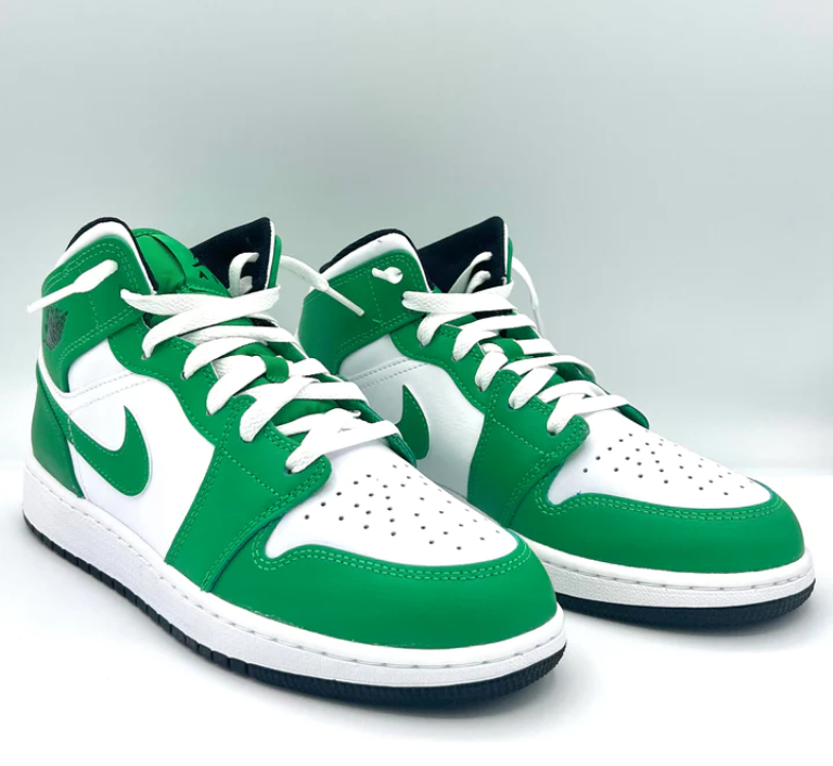 AIR JORDAN 1 MID LUCKY GREEN