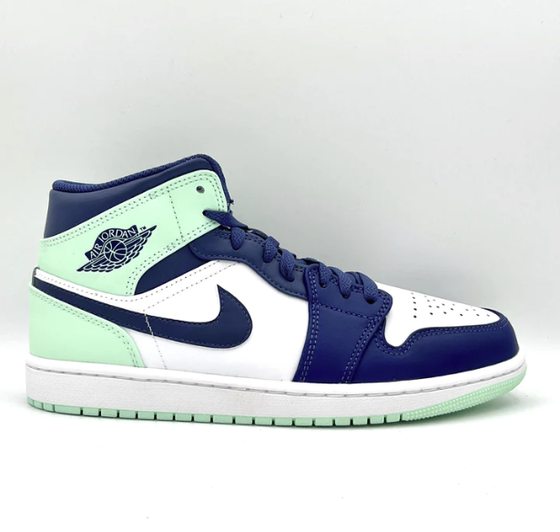 AIR JORDAN 1 MID MYSTIC NAVY MINT FOAM